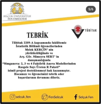 2209/A 2023-1 Kapsamında Kabul Alan Projelerimiz